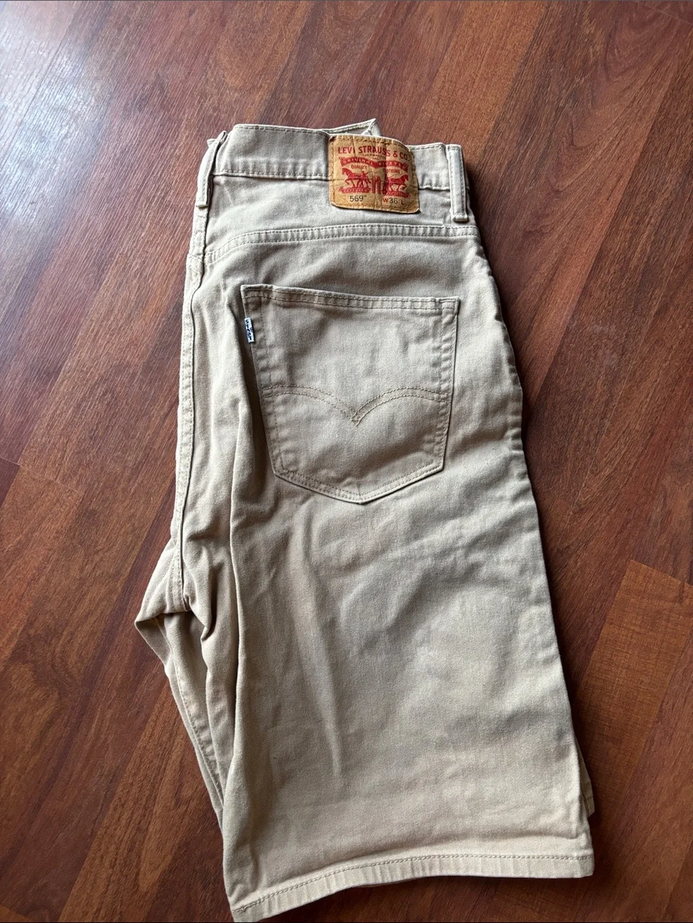 Men's Classic Levi Tan Workwear Shorts